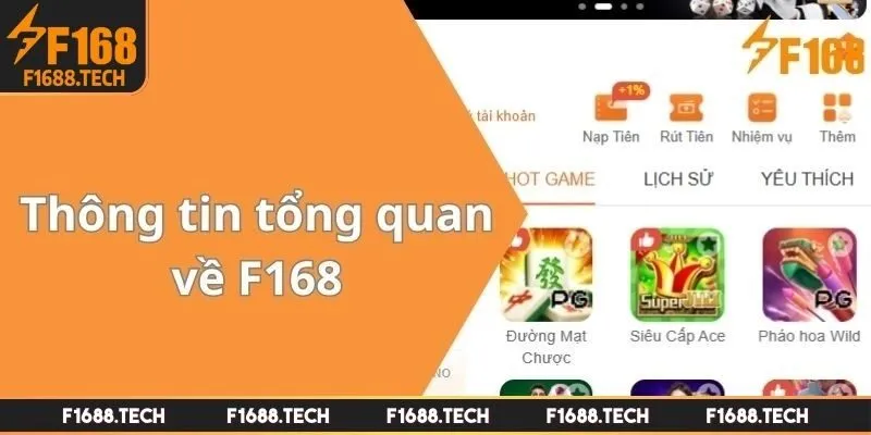 F168 sân chơi đa di năng với nhiều tiện ích